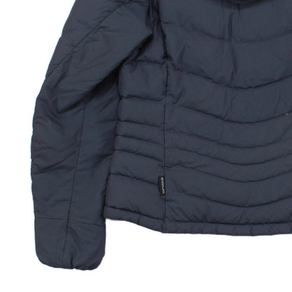 Womens Quilted Jacket Down Hooded Full Zip