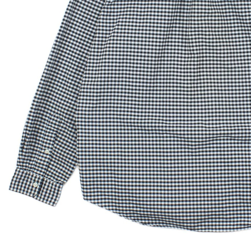 Mens Check Shirt Long Sleeve Button Down