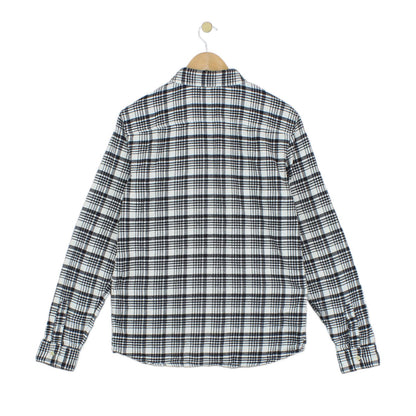 Mens Plaid Shirt Long Sleeve Check