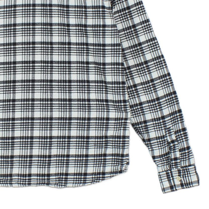 Mens Plaid Shirt Long Sleeve Check
