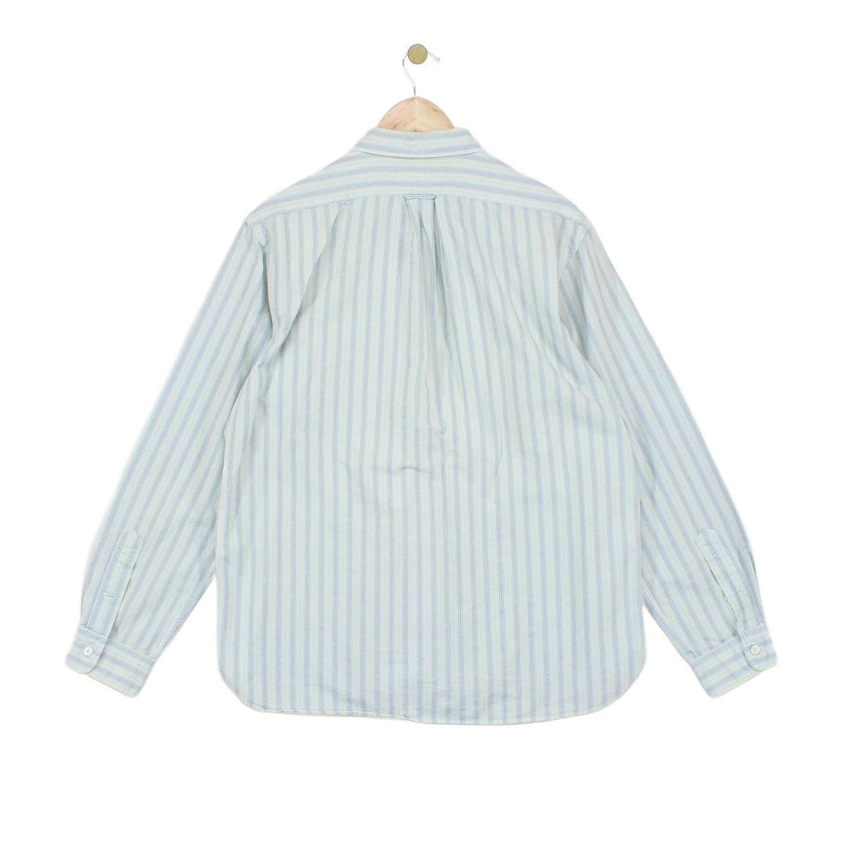 Mens Striped Shirt Button Up Long Sleeve