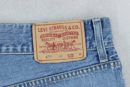 Womens Denim Skirt  Distressed Mini