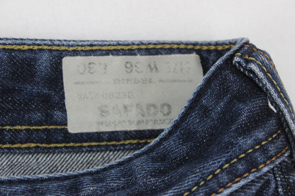 Mens Safado Jeans Slim Straight Denim
