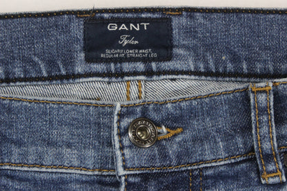 Mens Tyler Jeans Straight Leg Regular Fit Low Rise