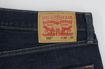 Mens 502 Jeans Regular Tapered Stretch Denim