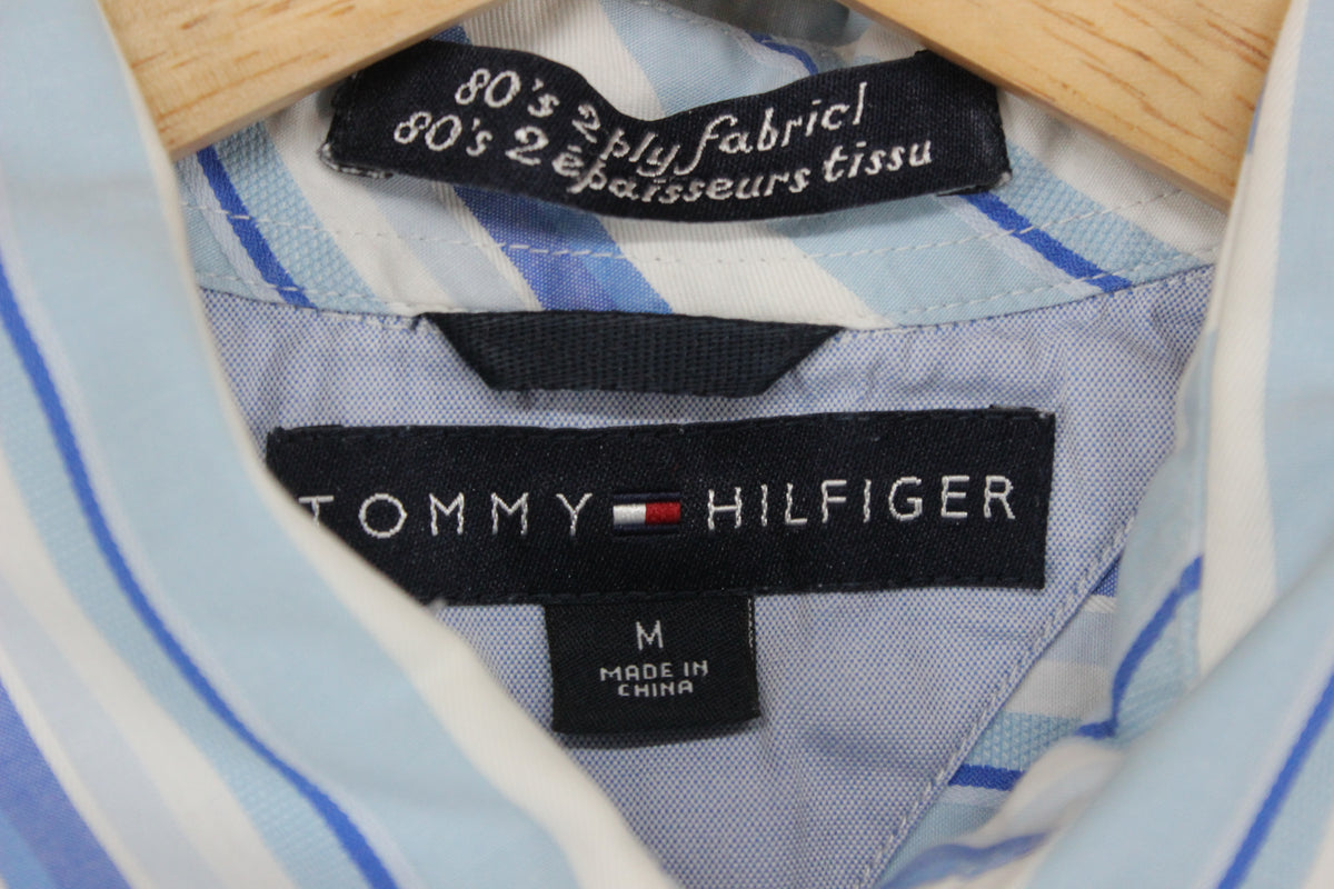 Mens Striped Shirt  Short Sleeve