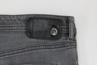 Mens Buster Jeans Regular Slim Tapered Denim