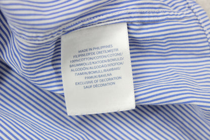 Mens Striped Shirt Regular Fit Cotton