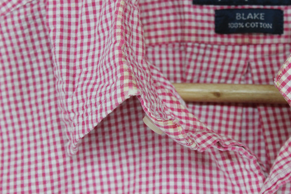 Mens Shirt  Casual Short Sleeve Check