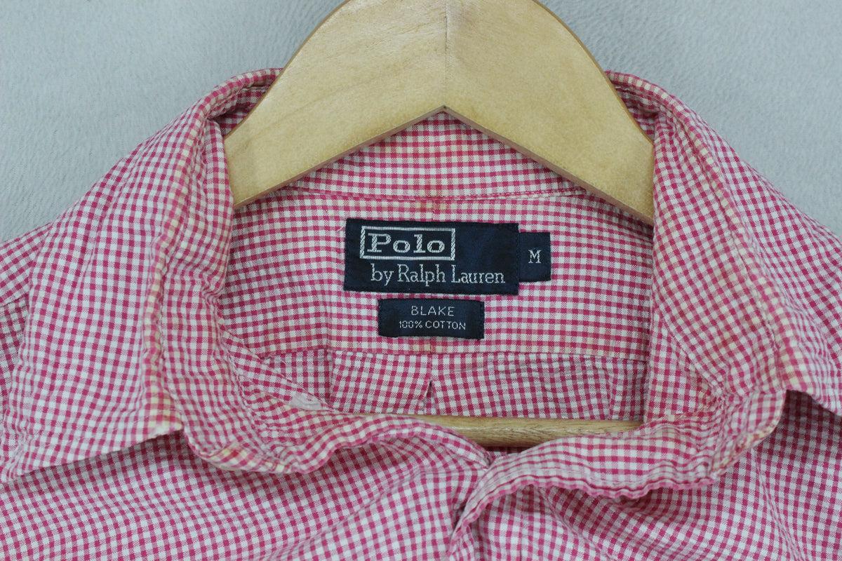 Mens Shirt  Casual Short Sleeve Check