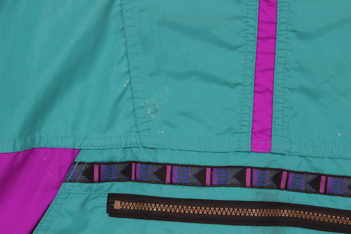 Mens Windbreaker Jacket 1/4 Zip
