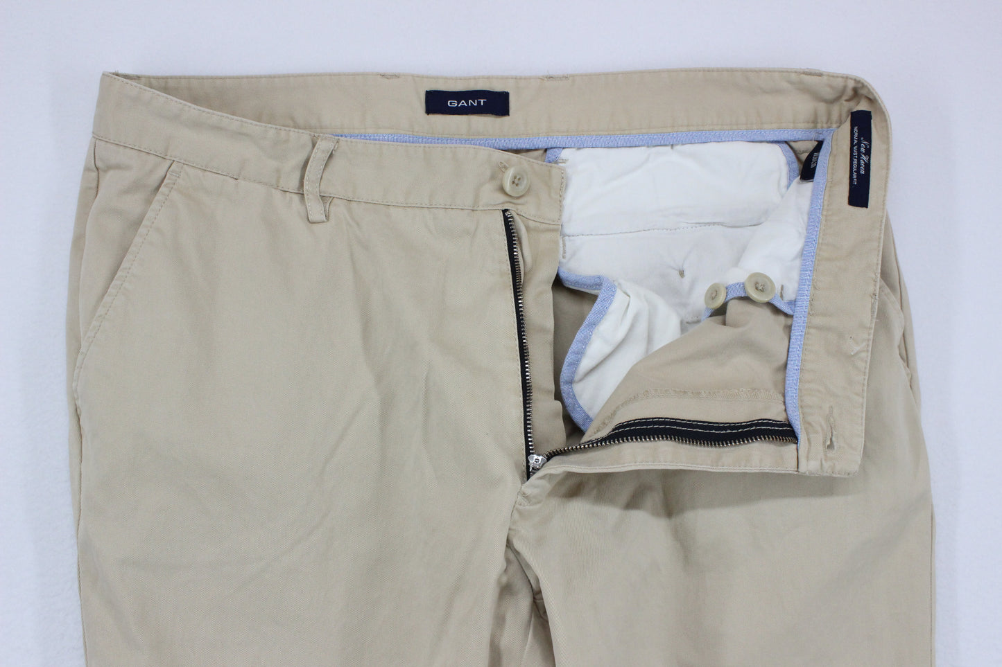 Mens Chino Trousers Flat Front