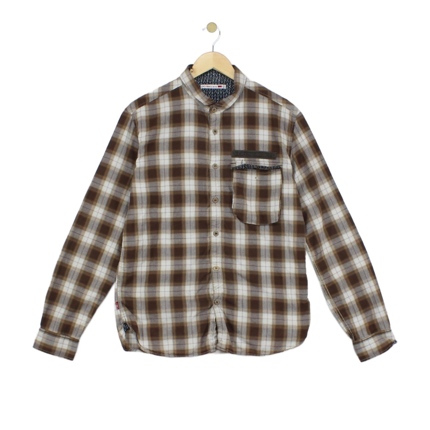 Mens Vintage Levis Plaid Shirt
