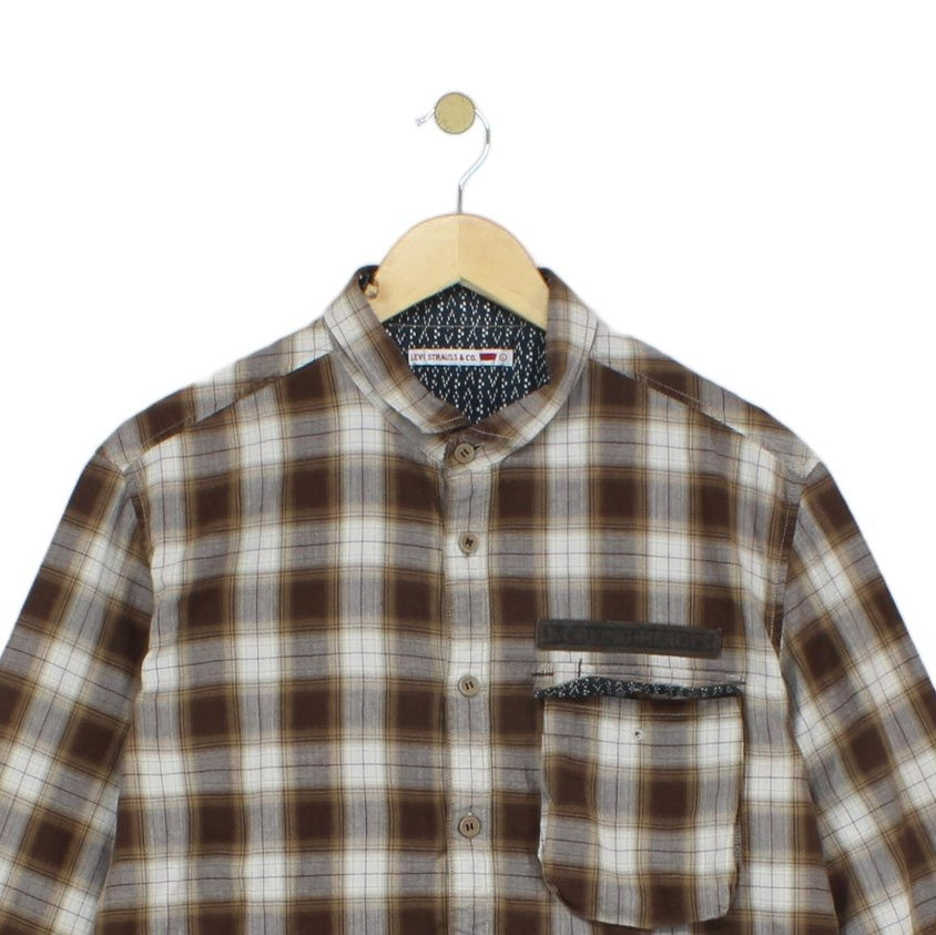 Mens Vintage Levis Plaid Shirt