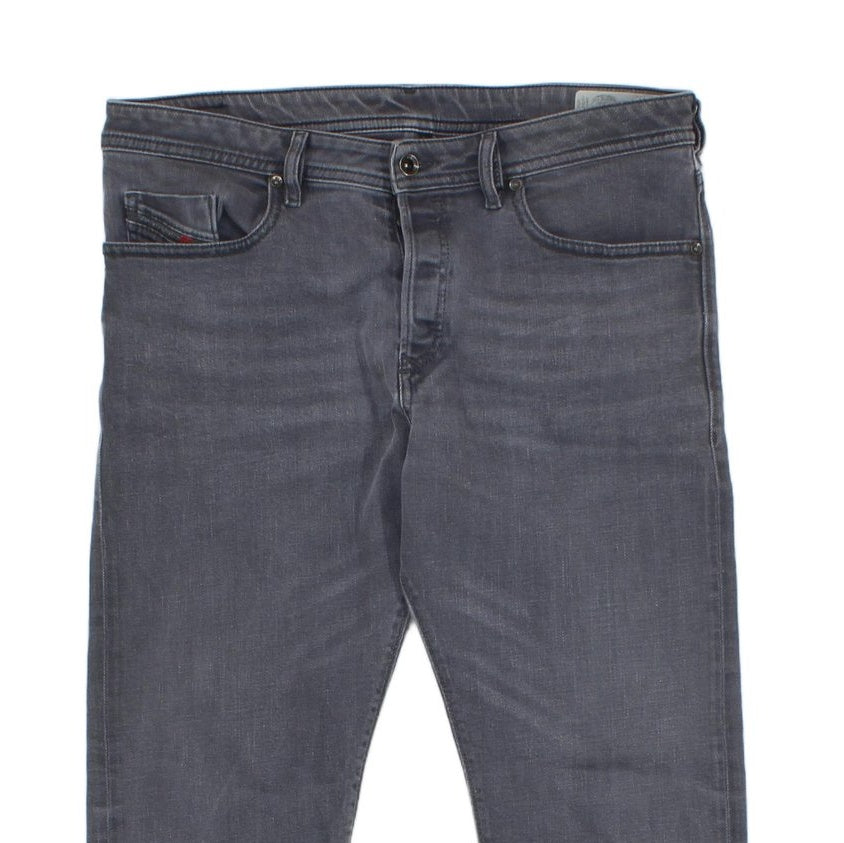 Mens Buster Jeans Regular Slim Tapered Denim