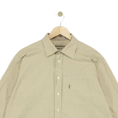 Mens Check Shirt Classic Long Sleeve