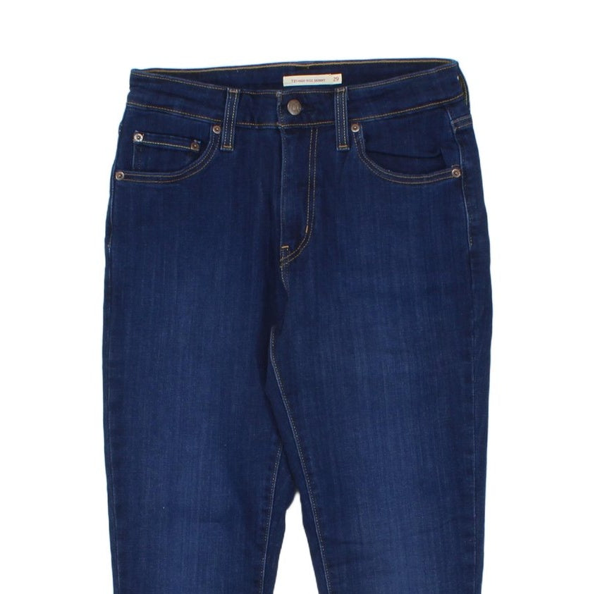 Womens 721 Jeans Skinny Fit High Rise Denim
