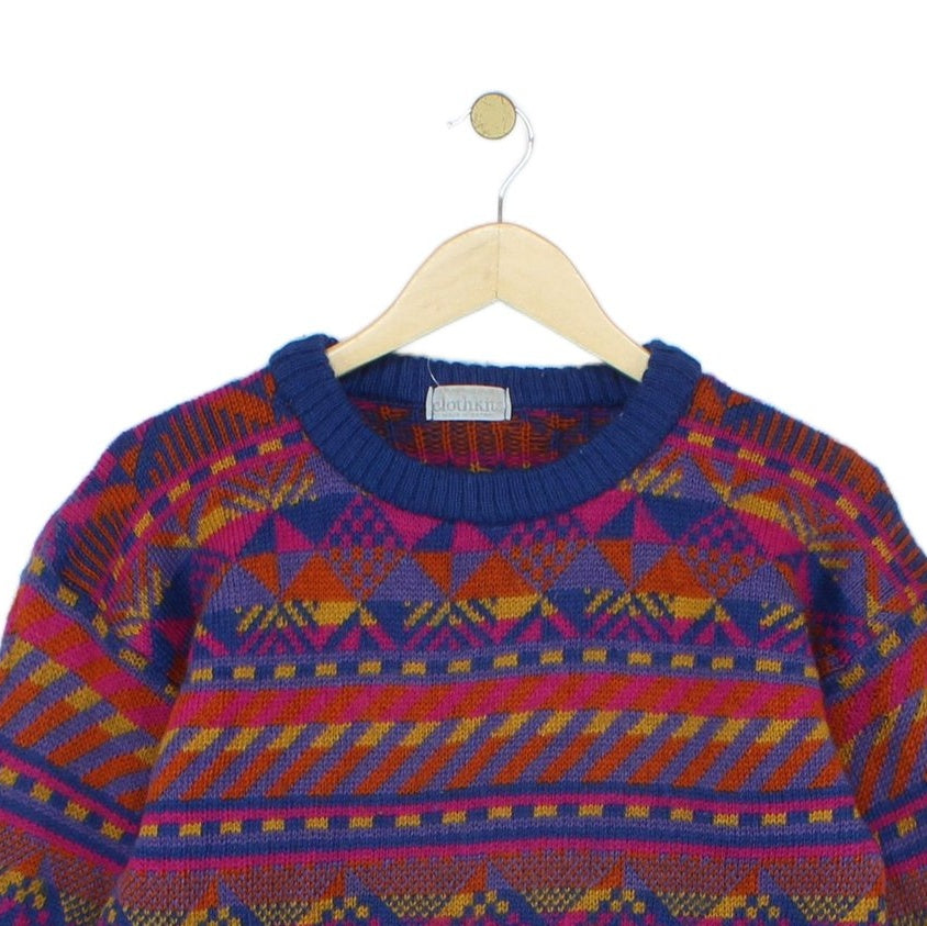 Womens Jumper Uk Made Pattern Wool