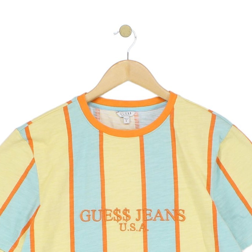 Mens Striped T-Shirt Retro Summer