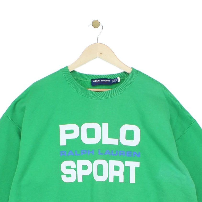 Womens Oversized Sweatshirt Spell Out Crew Neck