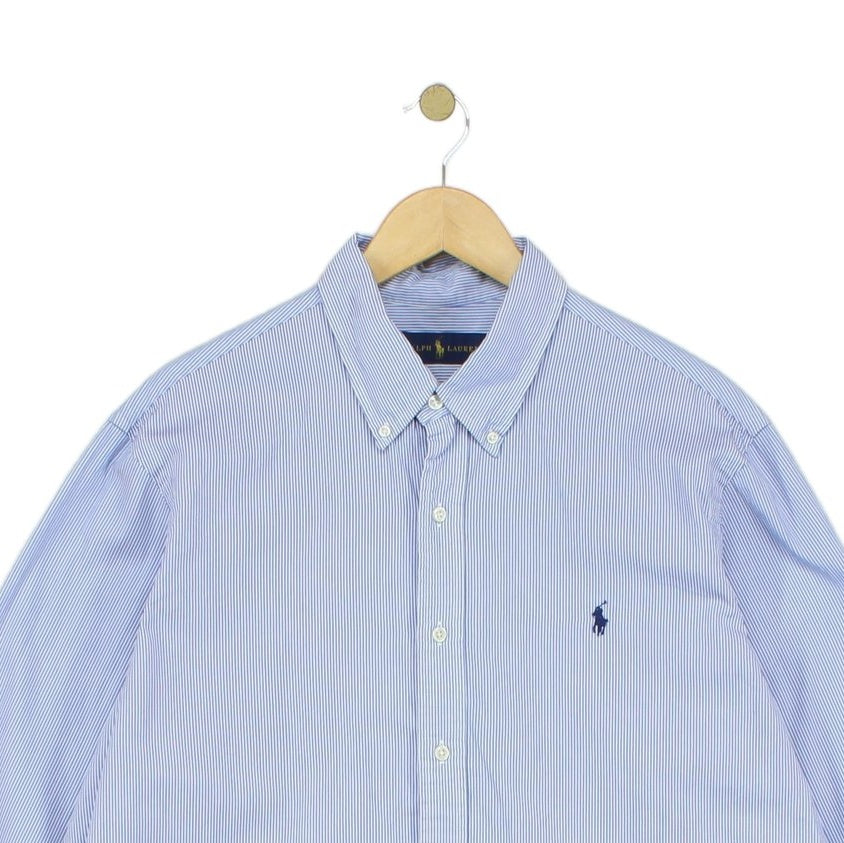 Mens Striped Shirt Regular Fit Cotton
