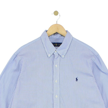 Mens Striped Shirt Regular Fit Cotton