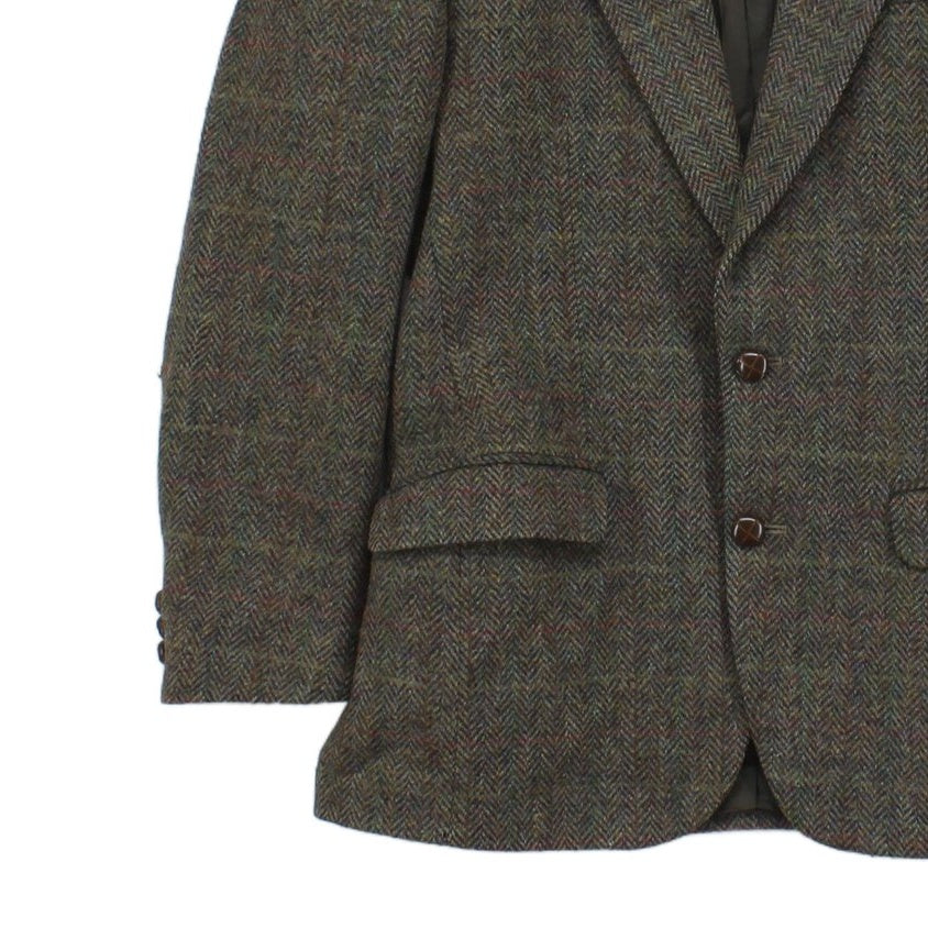 Mens Harris Tweed Blazer Uk Made Formal Wool