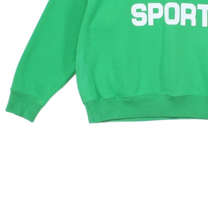 Womens Oversized Sweatshirt Spell Out Crew Neck