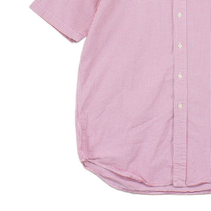 Mens Shirt  Casual Short Sleeve Check