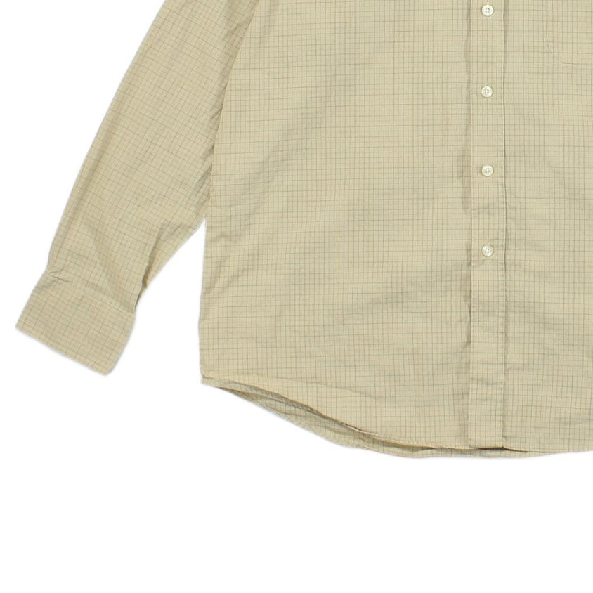 Mens Check Shirt Classic Long Sleeve
