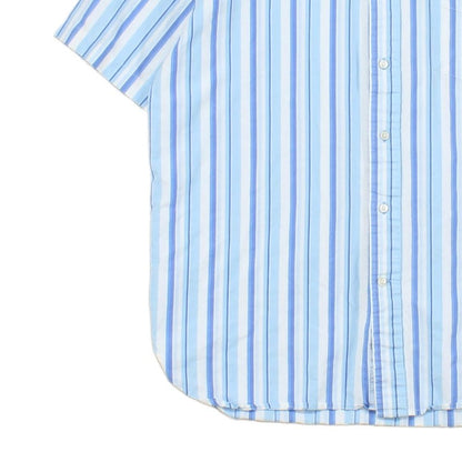 Mens Striped Shirt  Short Sleeve