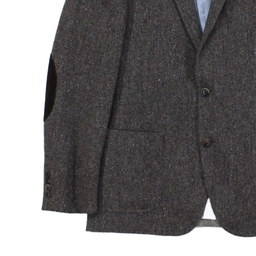 Mens Blazer Elbow Patches Wool Blend