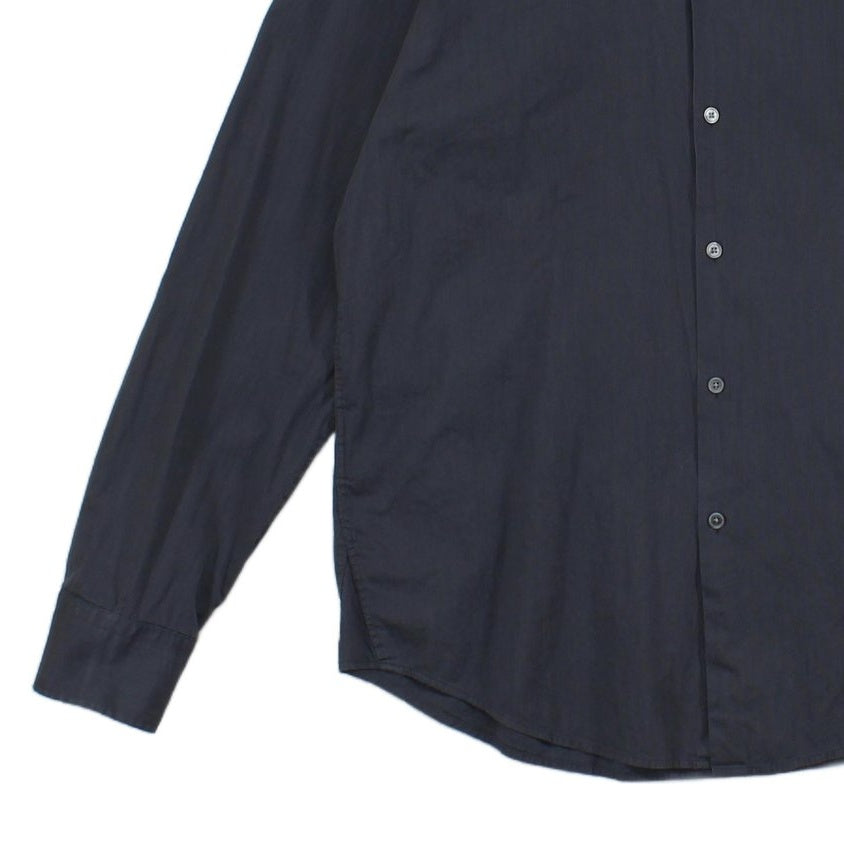 Mens Shirt Slim Fit Long Sleeve Collared