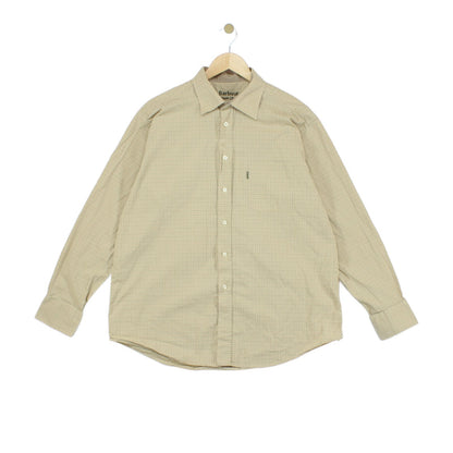 Mens Check Shirt Classic Long Sleeve