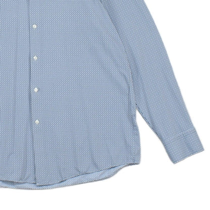 Mens Shirt Slim Fit Long Sleeve Stretch