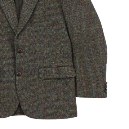 Mens Harris Tweed Blazer Uk Made Formal Wool