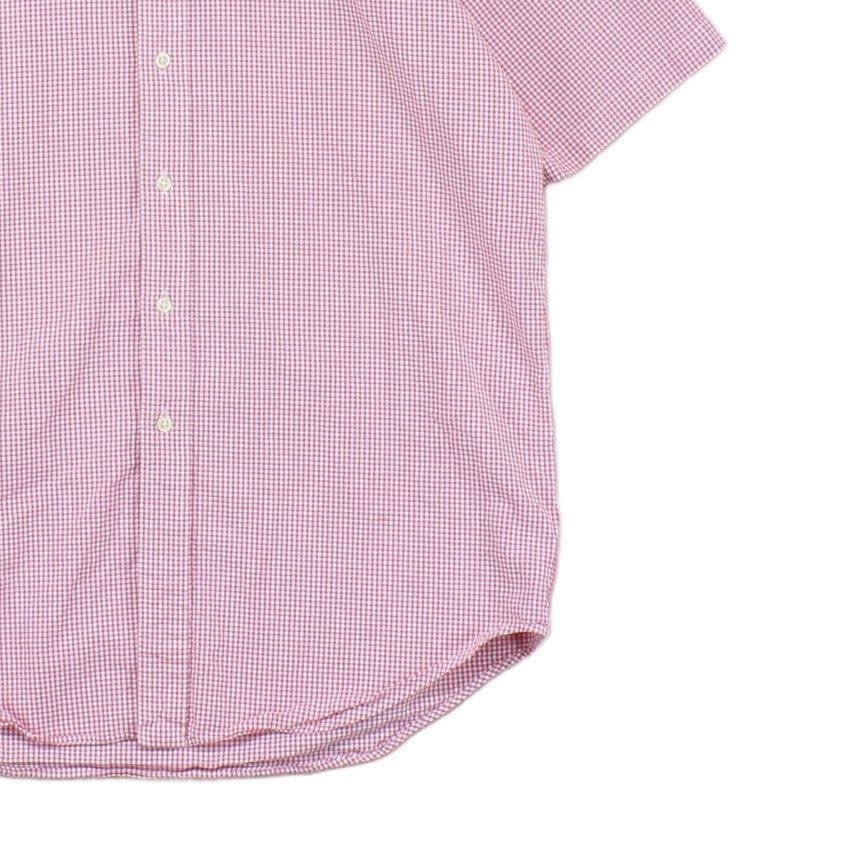 Mens Shirt  Casual Short Sleeve Check