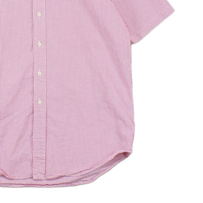 Mens Shirt  Casual Short Sleeve Check