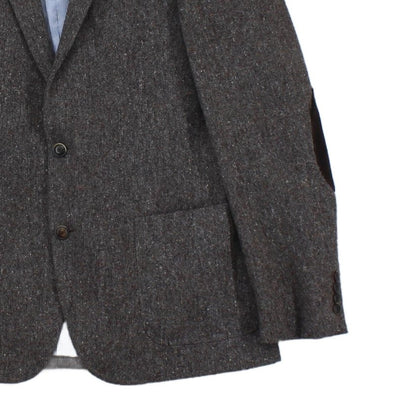 Mens Blazer Elbow Patches Wool Blend