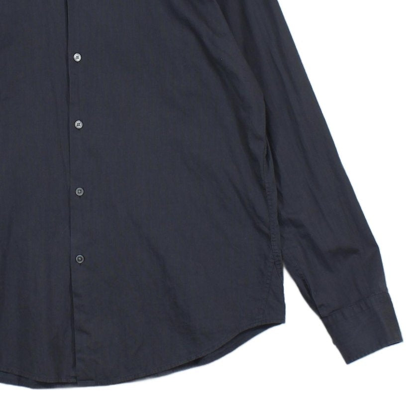 Mens Shirt Slim Fit Long Sleeve Collared