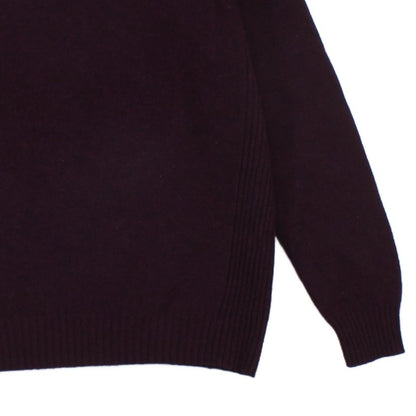 Mens 1/4 Zip Jumper Full Zip High Neck Wool
