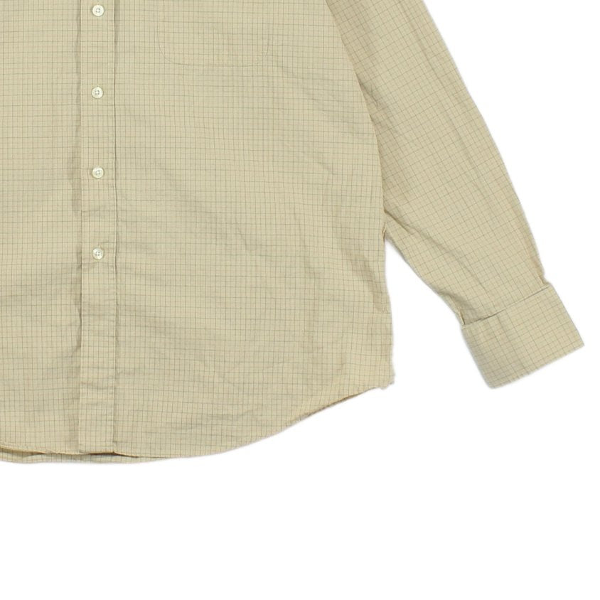 Mens Check Shirt Classic Long Sleeve