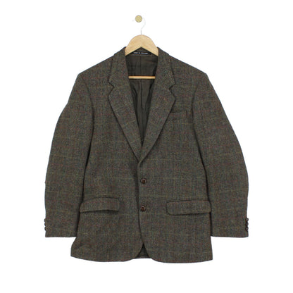 Mens Harris Tweed Blazer Uk Made Formal Wool