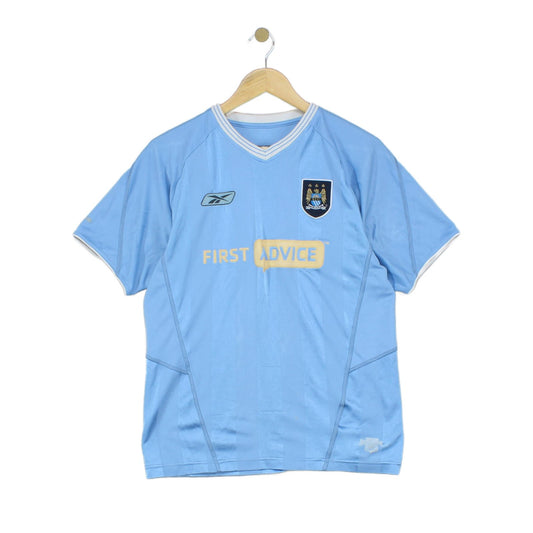 Mens Manchester City 2003-04 Football Shirt Home Jersey