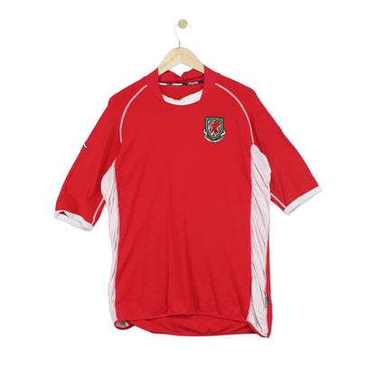 Mens Wales 2002-04 Football Shirt Home Jersey Stretch