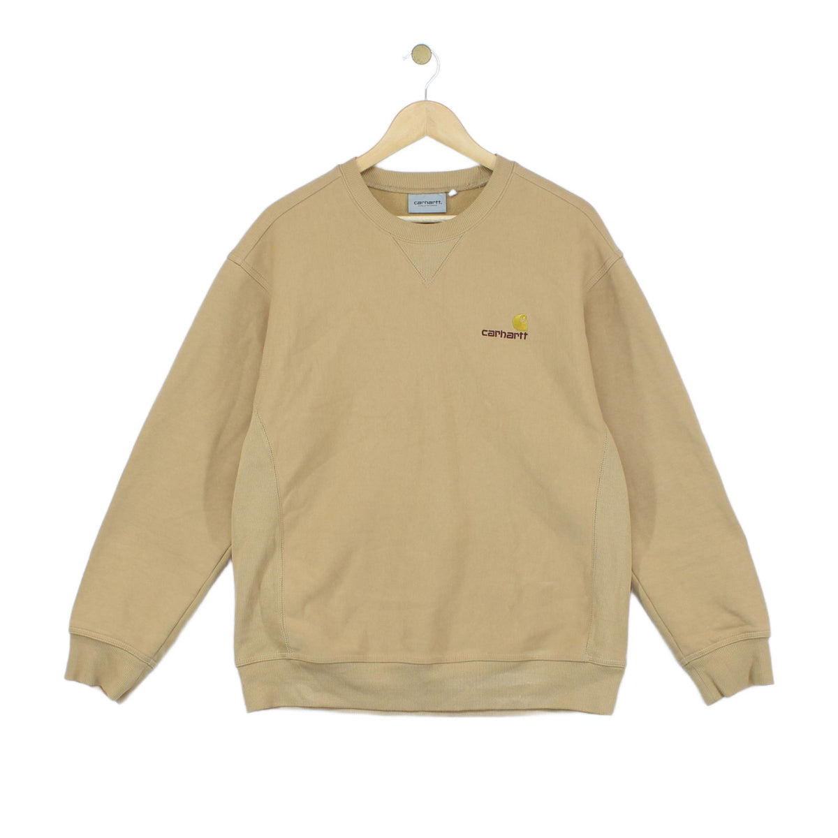 Mens Sweatshirt Embroidered Crew Neck Streetwear
