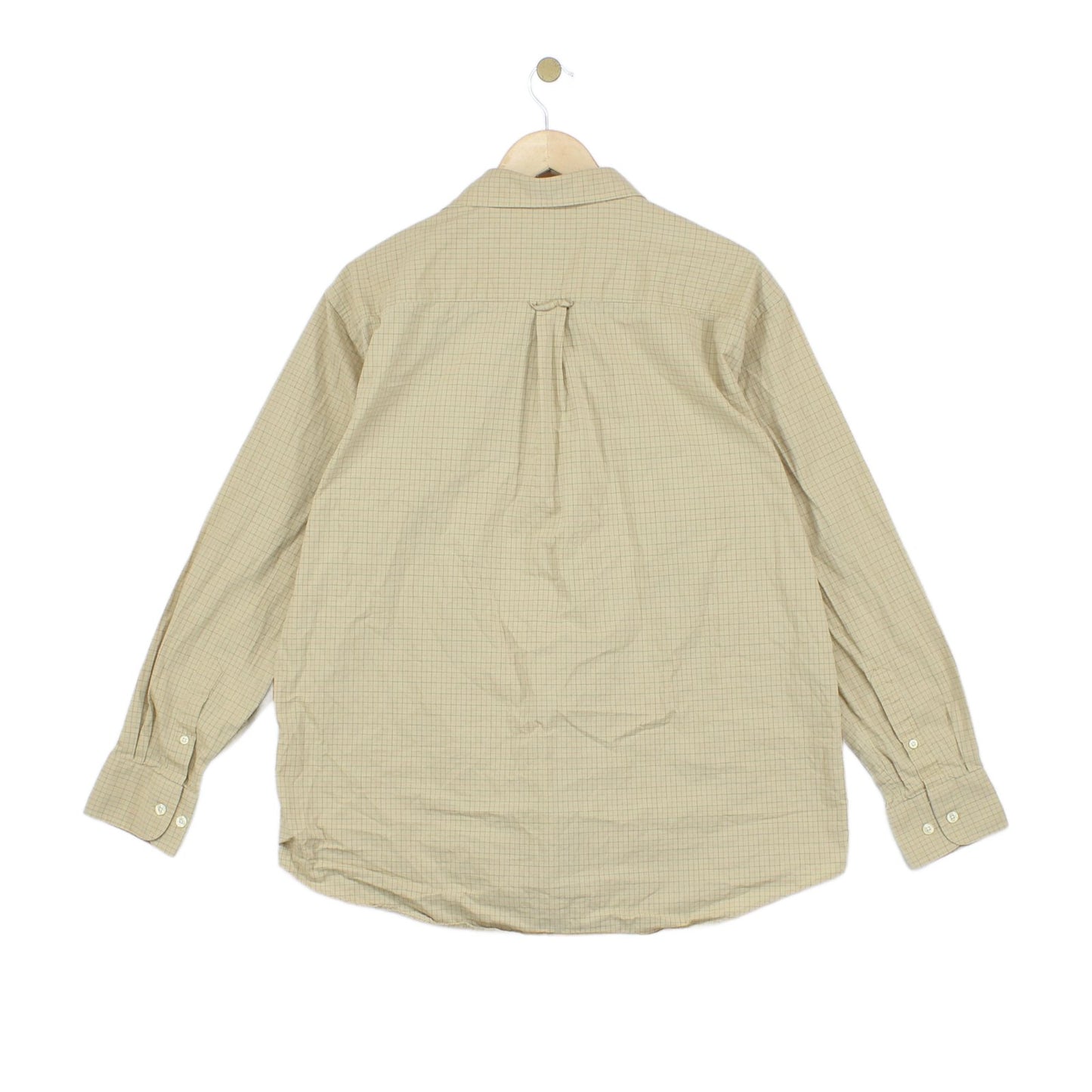 Mens Check Shirt Classic Long Sleeve