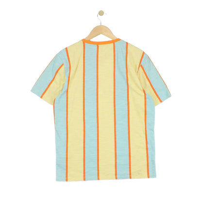 Mens Striped T-Shirt Retro Summer