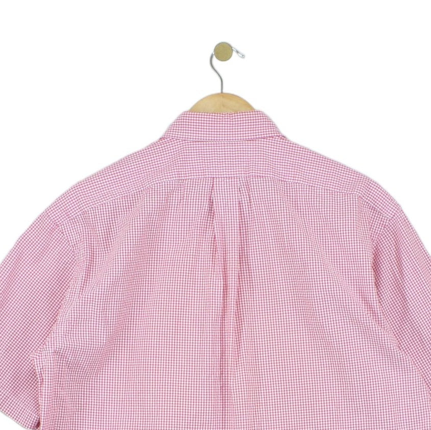 Mens Shirt  Casual Short Sleeve Check
