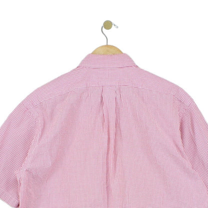 Mens Shirt  Casual Short Sleeve Check